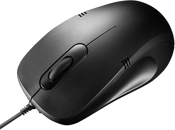 Amazon Co Jp サンワサプライ 有線マウス Usb A接続 ブルーled 3ボタン 中型 ブラック Ma Bl138bk 家電 カメラ