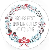 Weihnachts Sticker BOOMTOP 500 Stück Weihnachten Aufkleber