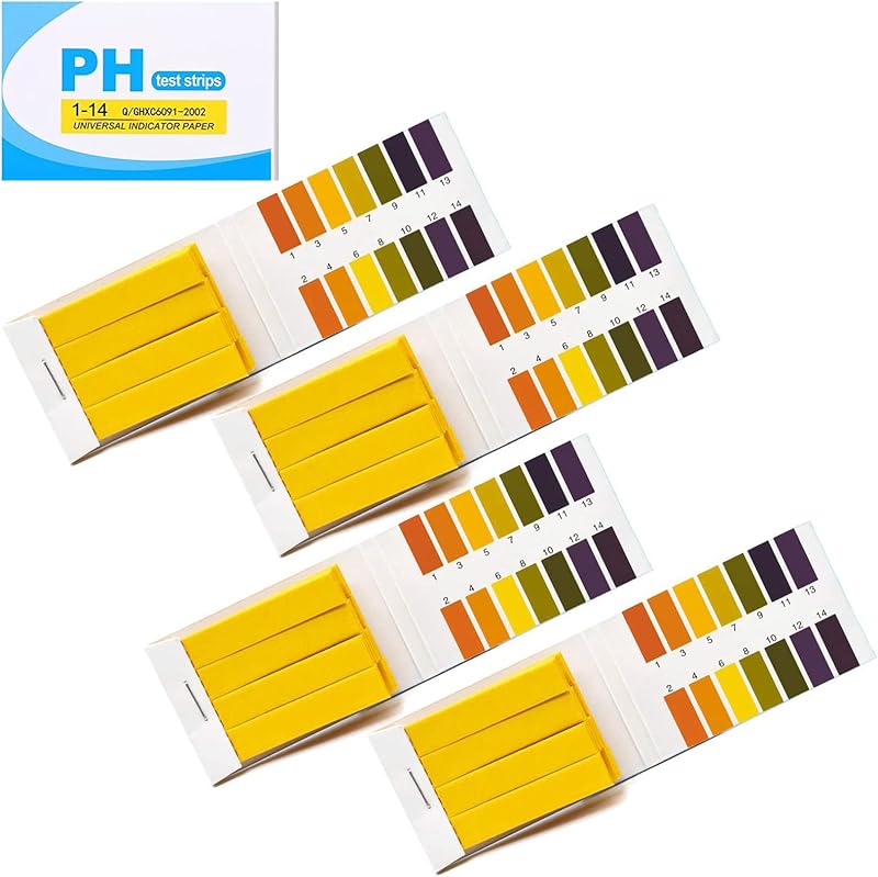 ILantule pH Test Strips 1-14 Litmus Paper Universal Indicator 320 Strips Soil