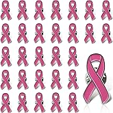 10/30/50/100/200 pack Pink Ribbon Breast Cancer Awareness Lapel Pins
