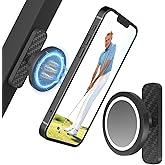 JaoNanl Magnetic Golf Cart Phone Holder - Golf Cart Phone Mount for EZGO, Club Car, Compatible with MagSafe iPhone 16 15 14 13 12 Series Mini, Fits EZGO & More, Ideal Golf Gift for Men & Women