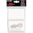 Ultra Products Ultra Pro Deck Protectors, 100 Sleeves for Sports or Game cards, White
