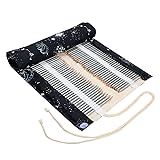 Lbxgap 168 Slot Pencil Roll Wrap Up Pencil Pouches