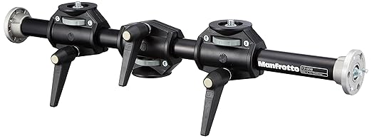 title=Manfrotto 131DDB Braccio per Treppiede con Attacco 3/8", per 4 Teste, per