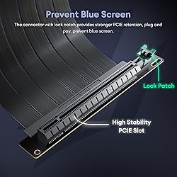 Okinos, PCI-E 4.0 Riser Cable, Compatible with