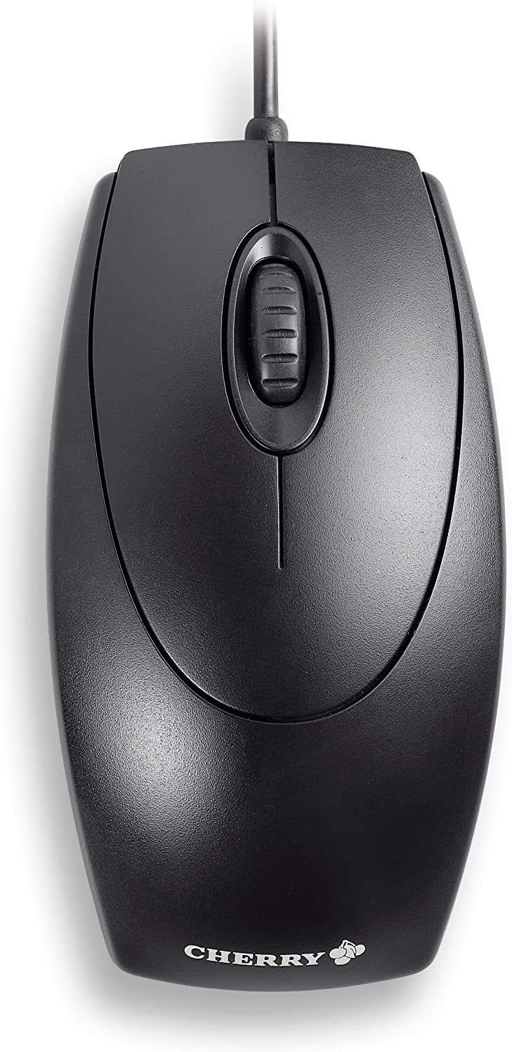 CHERRY WheelMouse, Wired Mouse, Symmetrical Design for Right and Left-Handers, Optical Sensor, USB Connection - Image 3