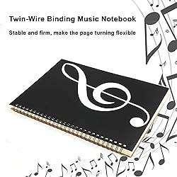 Blank Sheet Music Notebook, 160 Pages Composition