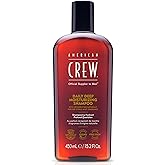 American Crew Shampoo for Men, Daily Deep Moisturizer, Naturally Derived, Vegan Formula, Citrus Mint Fragrance, 15.2 Fl Oz