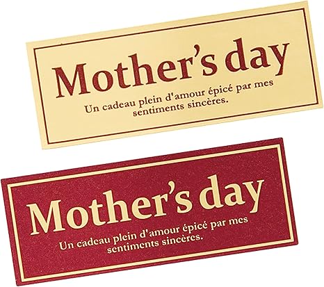 Amazon Co Jp ギフトシール 母の日 ワイン ゴールド ロール仕様 500枚 Ma 3rs ホーム キッチン