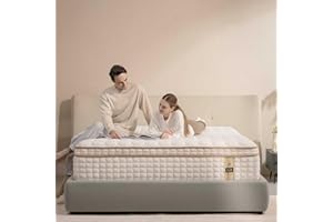 AN ADAMANT NOYAU King Size Mattress, 12 Inch Hybrid King Mattress in a Box, Medium Firm Mattresses with Memory Foam & Pocket Springs, Pressure Relief, Cool Fresh Sleep, Enhanced Edge support， 80" x 76"