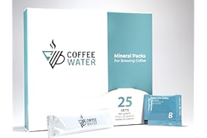 COFFEE WATER Mineral Packs for Making Water for Coffee (Makes 25 Gallons)