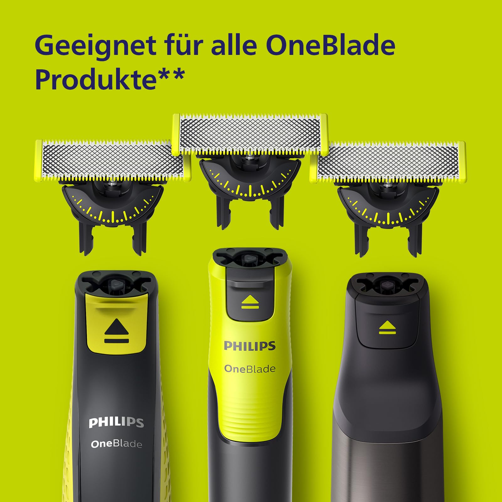 Philips OneBlade Original 360-Klingen, passend für alle OneBlade und Pro Modelle, original von Philips, 5er-Pack (Modell QP450/50) 2