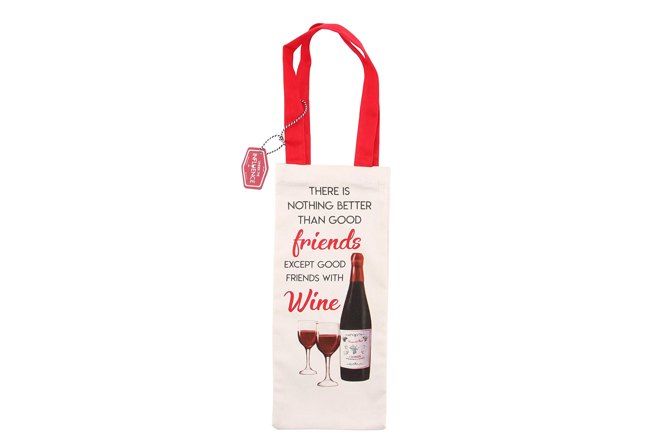 CGB Giftware | Good Friends With Wine Bottle Bag | GB02363