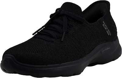 Hands Free Slip-Ins Go Walk 6-Lovely Day, Damensneaker, Schwarz/Schwarz, Größe 39 (8,5 M US), 38.5 EU