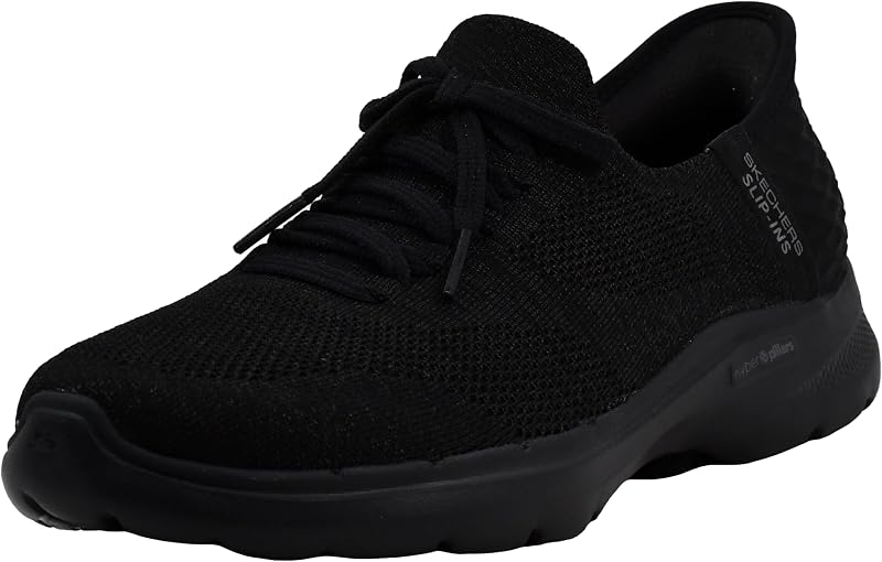 Hands Free Slip-Ins Go Walk 6-Lovely Day, Damensneaker, Schwarz/Schwarz, Größe 39 (8,5 M US), 38.5 EU