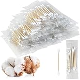 Egaageoi Individually Wrapped Cotton Swabs, 500 Count Travel Cotton Swabs | Double Tipped Buds with Portable Individual Protection for Travel, Hotel, Gym Bag, Toiletry Bag and Daily Personal Care Use