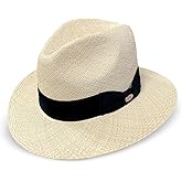 Panama Jack Premium Safari Straw Hat - Handwoven, Lightweight & Breathable, 2 5/8" Brim