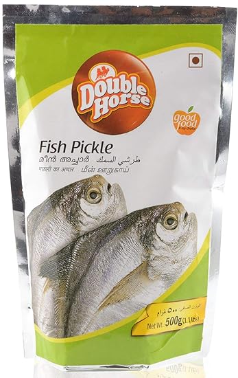 Double Horse Fish Pickle - 500 Grams | Export Quality