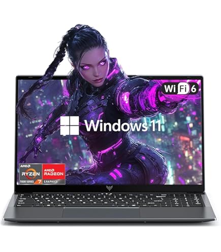 Amazon.com: Gaming Laptop with AMD Ryzen7 7730U 8-core Processor