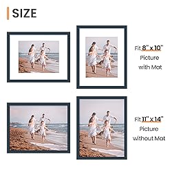 upsimples 11x14 Picture Frame Set of 5, Display