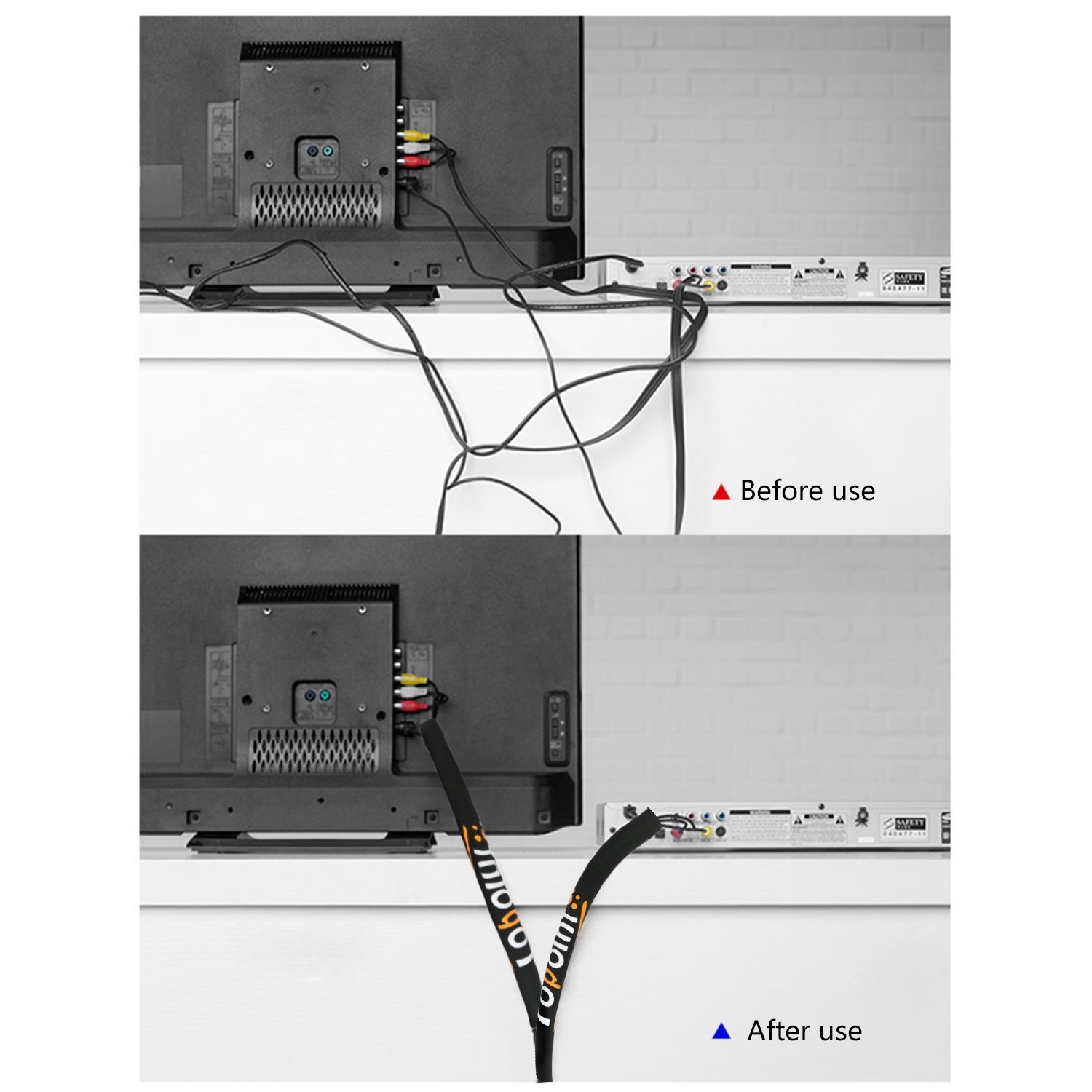 Topoint® Kabelkanal Organizer Management-Set, 4 Stück 19 \