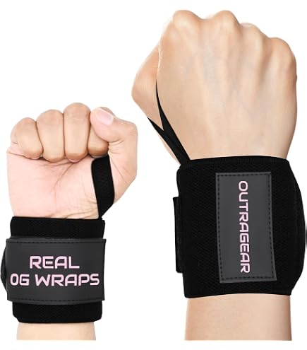Protection Musculation Soulevé Terre Bandages Poignet Cuir Haltérophilie - Conçus Par Champion - Pour CrossFit, Musculation, Deadlift Body Fitness Elastique