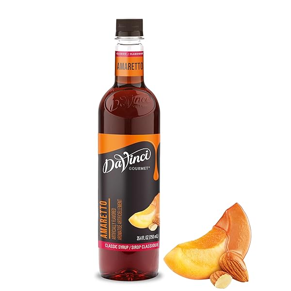 DAVINCI GOURMET CLASSIC AMARETTO SYRUP, 25.4 FLUID OUNCES...