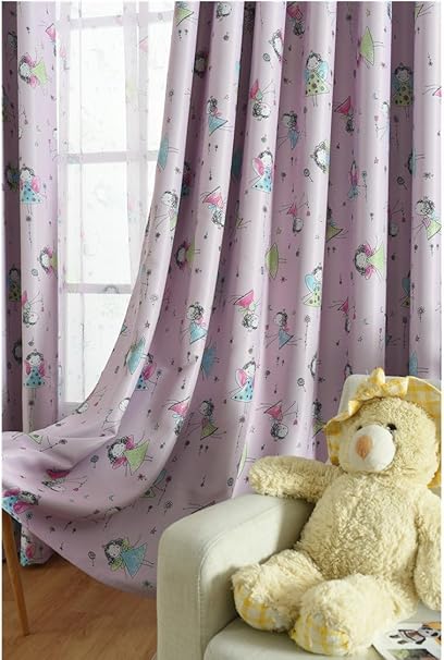 Amazon Com Tiyana Home Decor Cartoon Curtains For Girls Room