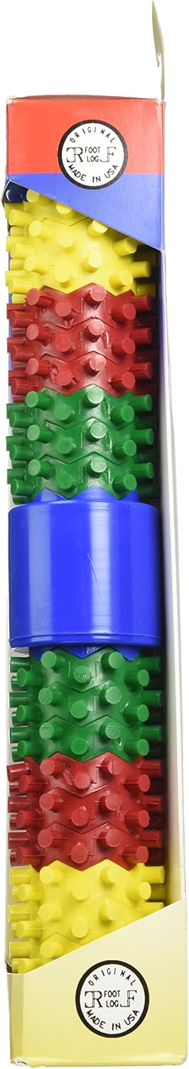 Foot Log, Relieves Foot Pain and Stress in Minutes and Helps with Plantar Fasciitis, Foot Massager (1) Rainbow: Health & Personal Care