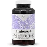 Garden Organics Bugleweed 120 Capsules | High-Potency Herbal Dietary Supplements | Made with Vegetable Capsules and Bugleweed (Ze LAN, Lycopus Virginicus) Dried Herb (120 Count)