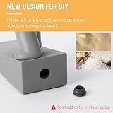 Omoojee Cute Door Stopper Wedge Gray Non-Slip Patented Vinyl Keep Doors Open view 3