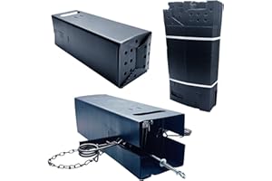AUSABLE BRAND Foldable Cubby for Body Grip Traps - Trapping Box Cover - Nuisance Pests - Weather Proof - Lightweight & Compact (110/120 Cubby, 12)