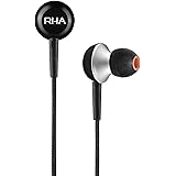 RHA MA350 Earbuds In-Ear Noise Isolating Headphones Black - 3 Year Warranty