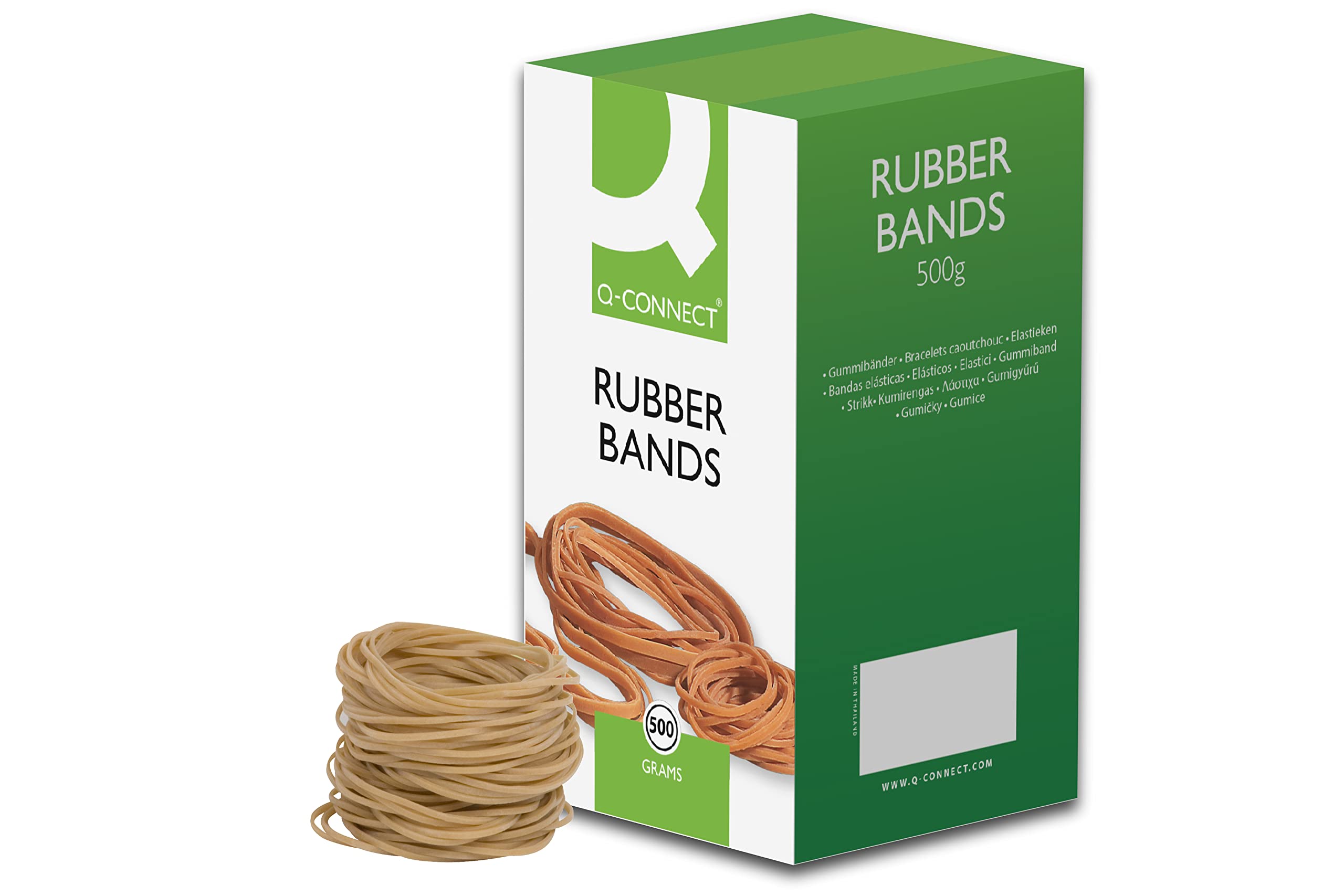 Q-Connect Rubber Bands Assorted Sizes 500g KF10577