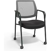 Staples Guest &amp; Reception Chair, Mesh, Black, Lightweight | Comfortable seating for reception areas and everyday office use.