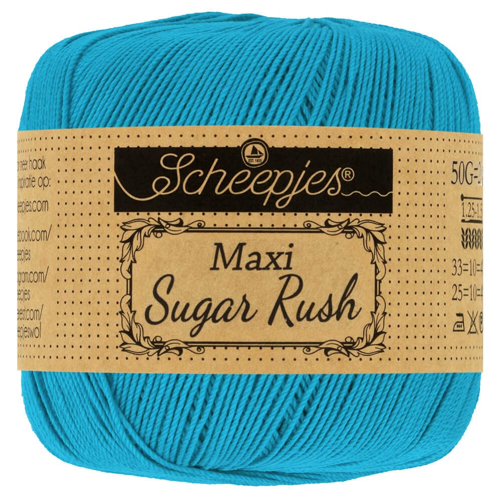 Scheepjes - Scheepjes Maxi Sugar Rush 146 Vivid Blue Yarn - 1x50g โ image 1