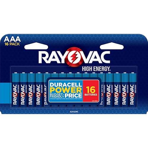 Rayovac High Energy AAA Batteries (16 Pack), Alkaline Triple A Batteries