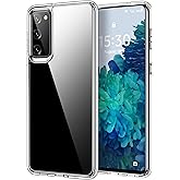 HOOMIL for Samsung Galaxy S20 FE 5G Case Clear [Anti-Yellowing] Anti-Scratch Transparent Hard Back and Soft Edge [Military Grade Drop Protection] Shockproof Phone Cover - Crystal Clear