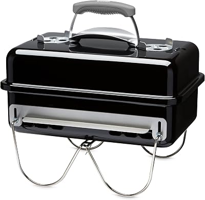 Weber Go-Anywhere Charcoal Portable BBQ with Folding Legs 42x26 cm