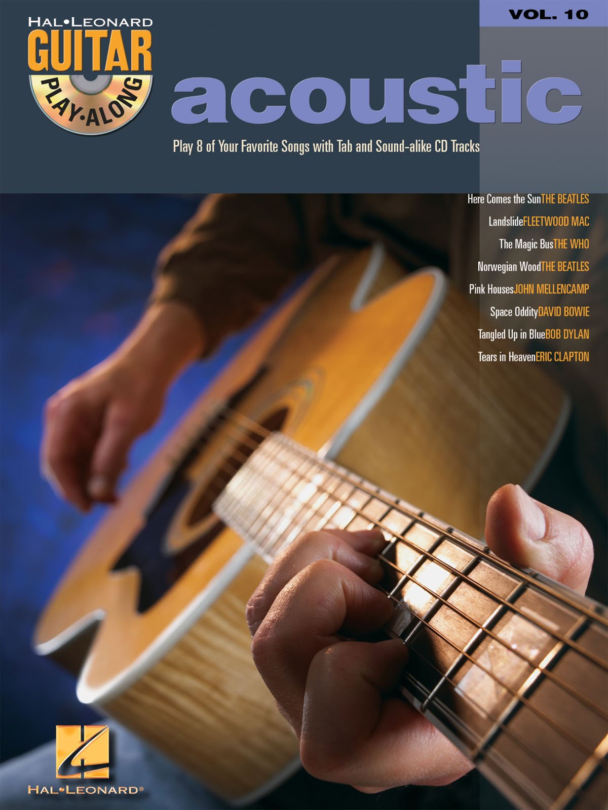 Acoustic: Guitar Play-Along Volume 10 (Hal Leonard Guitar Play-Along)