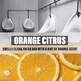 AZEAM Urinal Screens Deodorizer 10 Pack Orange Citrus Fits Most Urinals view 2