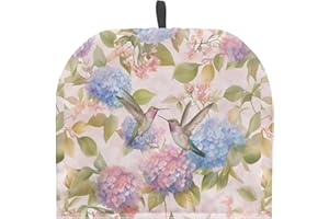 Qehuruxo Hummingbird Twins Tea Cosy for Teapot Insulated Tea Cozies for Party Decor Anti Stains Scratch Tea Cosy Covers Universal Fit Teapot Warmer Cover
