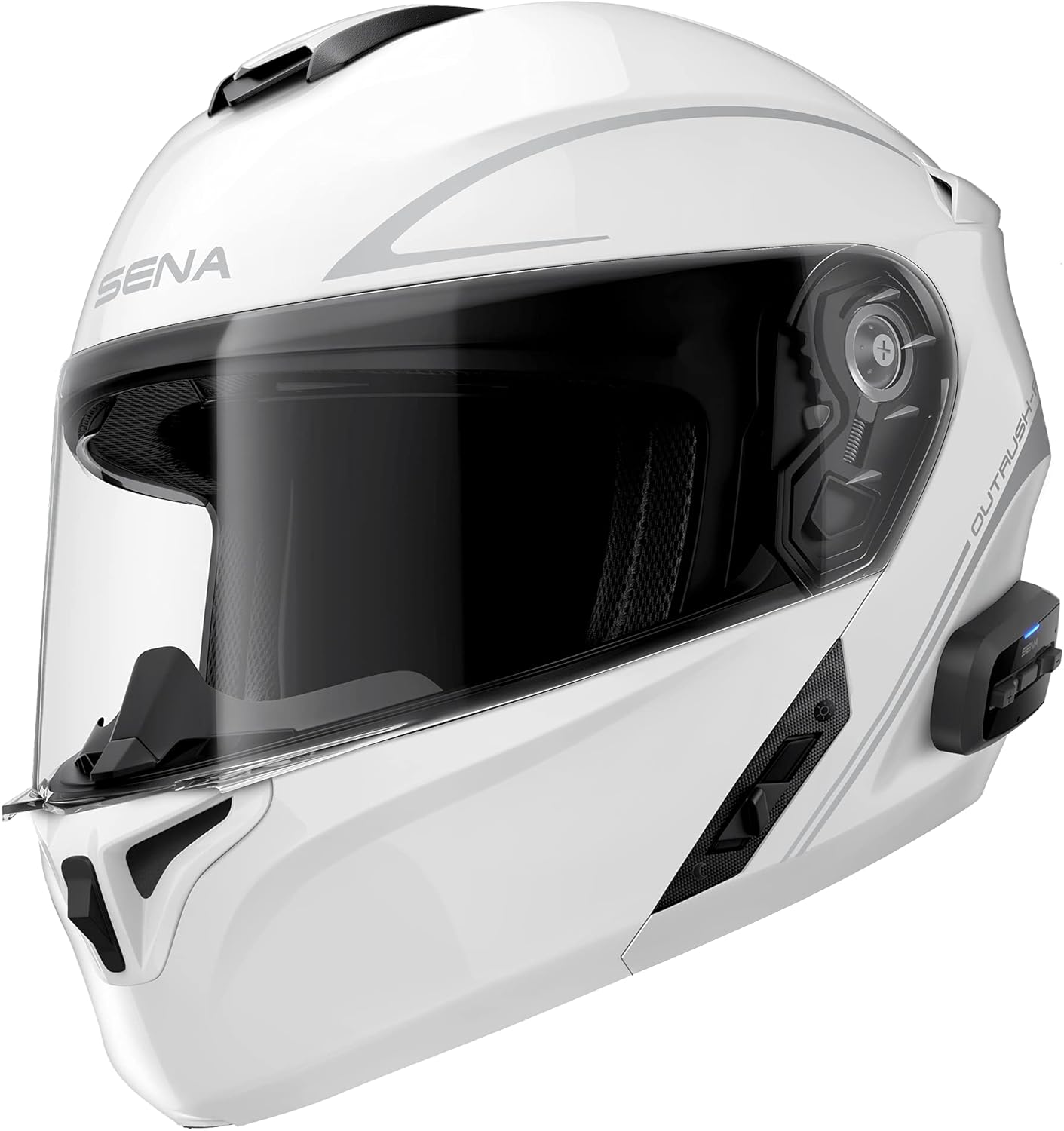 Modular Helmet Design With Retractable Sun Visor Speakers And A Microphone Integrated Into The Helmet 4 Way Bluetooth Intercom With 2 Way Hd Intercom Powered By Bluetooth 5 0 Three Button Control Located On The Left Side Dot Ece Rated Dual