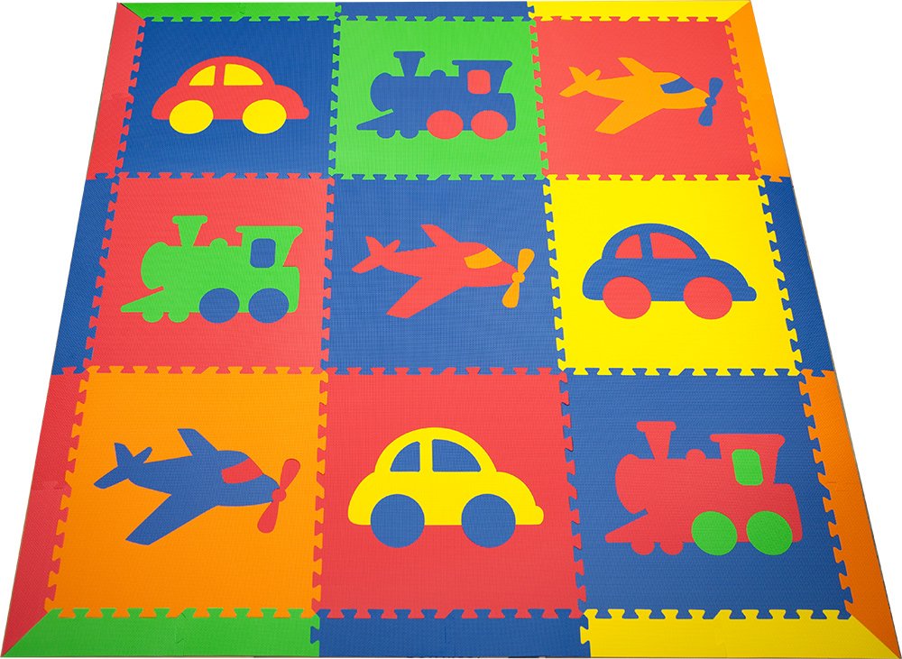 Premium Interlocking Foam Childrens Foam Playmat for Playrooms and Baby
