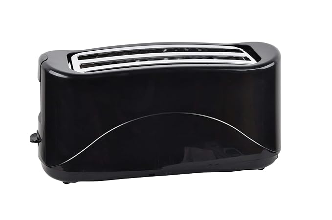Sabichi 4 Slice Black Toaster