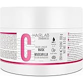 SALERM - Dyed, Bleached, or Gray Hair Mask - Color Longer Hair Lab - 250 ml - with Vitamins A and E - Seals and Maintains Color - Shinier Hair - Sulfate and Paraben-Free