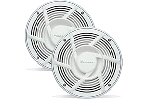 Pioneer TS-MR2040 8” Speakers (Pair) – 200W Max, Water-Resistant + UV-Protected, Built for Boats, UTV, ATV, SXS, Outdoor, Marine, All Purpose Speakers