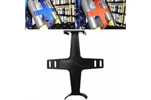 PRO CAKEN 10.6 inch Universal Motorcycle Fork Brace Protection Plastic Fork Support Guard Fork Saver for Most Motorcycles Pit Dirt Bikes Motorcycle Accessories-Black