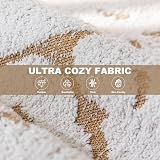 SHANNA 3 Seater Sofa Cover Chenille AB Sided Slipcover Tassel Melange view 5