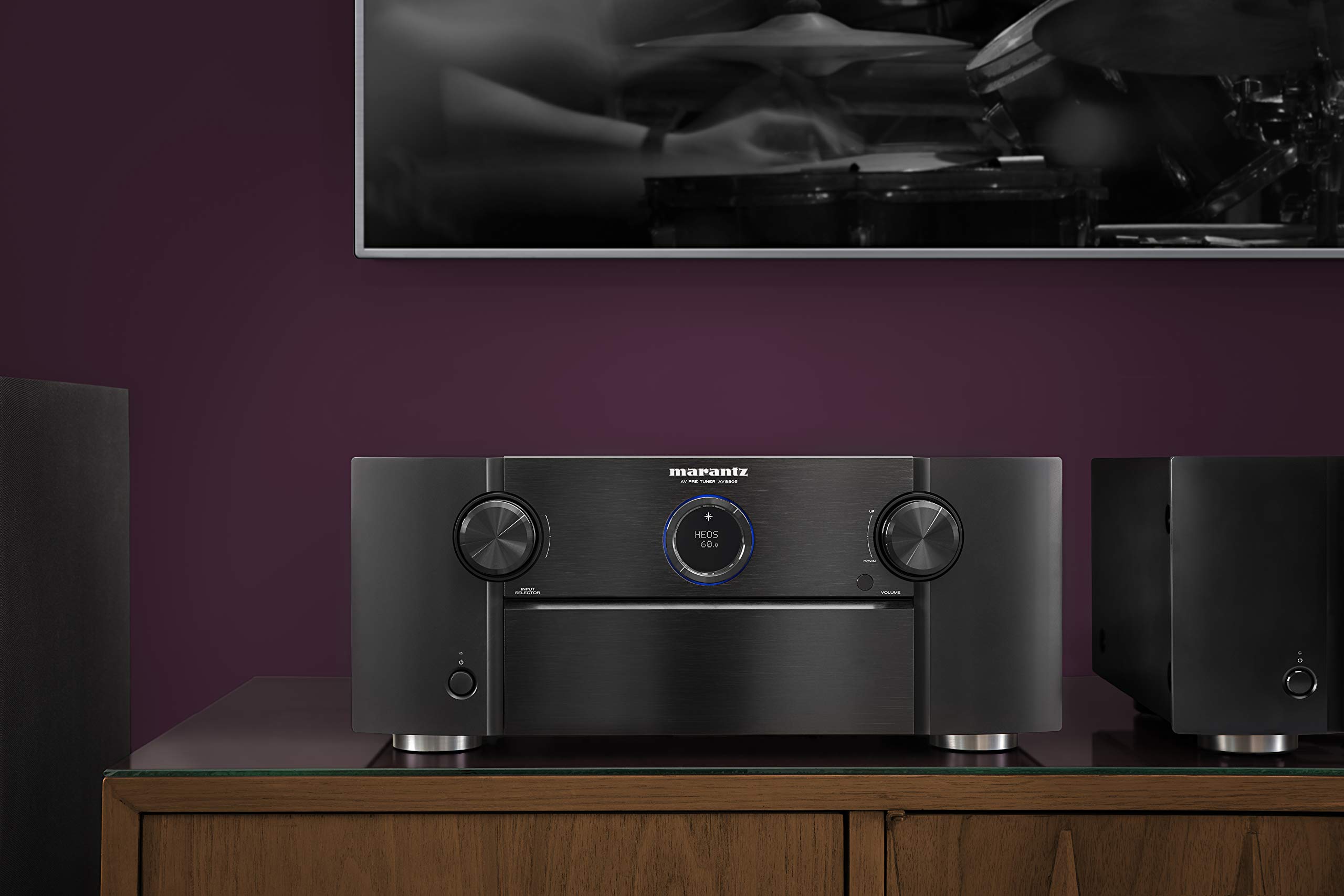 Marantz AV8805 - 13.2 Channel AV Audio Component Pre-Amp for Premium Home Theater, IMax Enhanced, Auro-3D and Dolby Surround | Amazon Alexa Compatible,Black